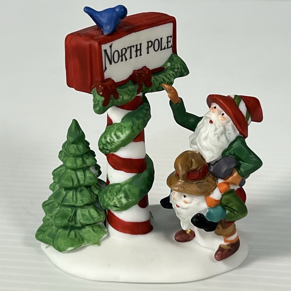 Dept 56 Trimming The North Pole Hand Painted Porcelain Accessory 56081 Decor